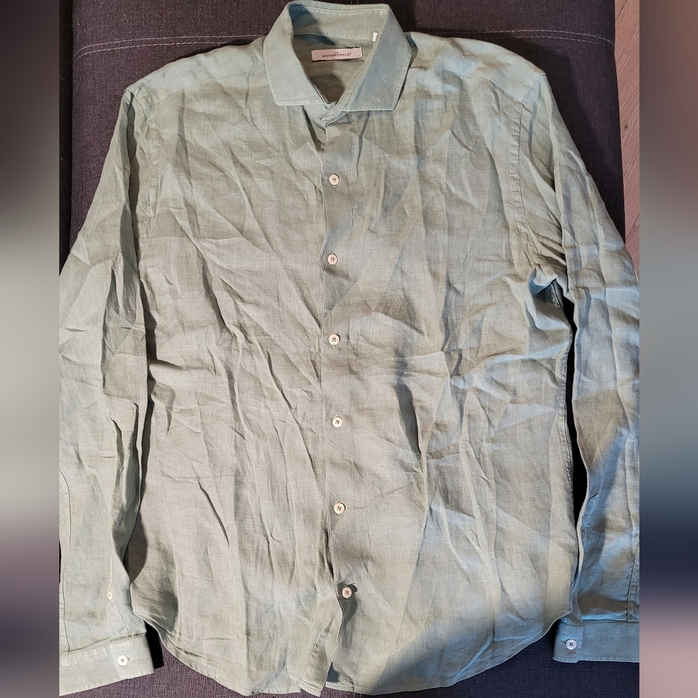 The Good People - Linen Dress Top - Size XL